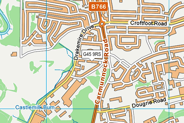 G45 9RS map - OS VectorMap District (Ordnance Survey) G45 9RS map - OS VectorMap District (Ordnance Survey)