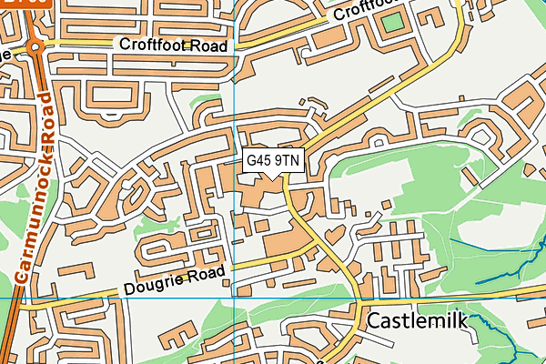 G45 9TN map - OS VectorMap District (Ordnance Survey) G45 9TN map - OS VectorMap District (Ordnance Survey)