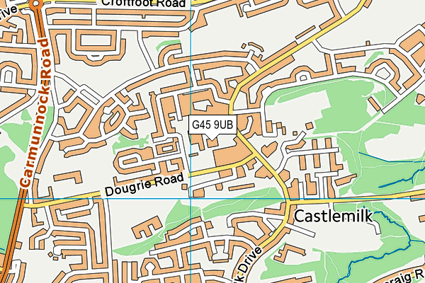 G45 9UB map - OS VectorMap District (Ordnance Survey) G45 9UB map - OS VectorMap District (Ordnance Survey)