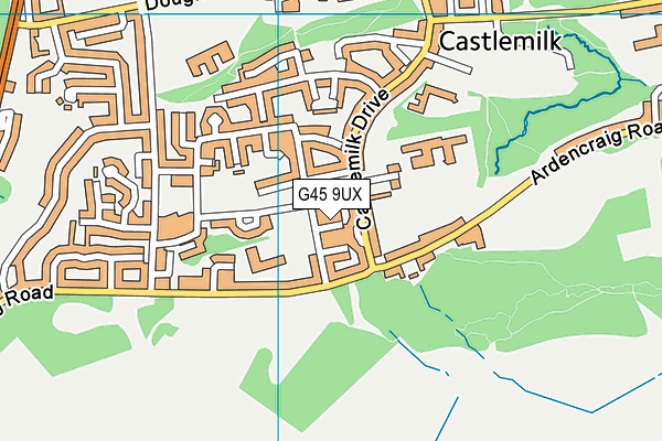 G45 9UX map - OS VectorMap District (Ordnance Survey) G45 9UX map - OS VectorMap District (Ordnance Survey)