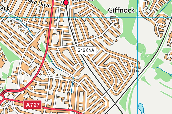 G46 6NA map - OS VectorMap District (Ordnance Survey) G46 6NA map - OS VectorMap District (Ordnance Survey)