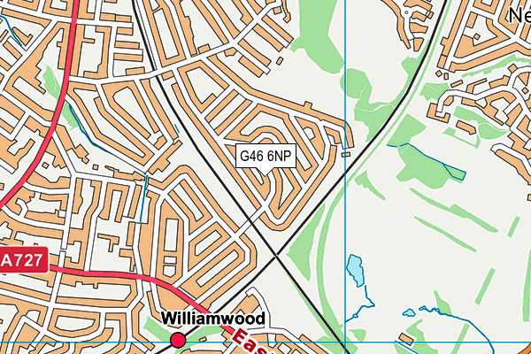 G46 6NP map - OS VectorMap District (Ordnance Survey) G46 6NP map - OS VectorMap District (Ordnance Survey)