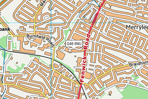G46 6NU map - OS VectorMap District (Ordnance Survey) G46 6NU map - OS VectorMap District (Ordnance Survey)
