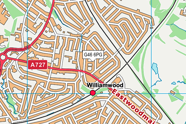 G46 6PG map - OS VectorMap District (Ordnance Survey) G46 6PG map - OS VectorMap District (Ordnance Survey)