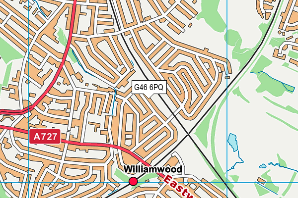 G46 6PQ map - OS VectorMap District (Ordnance Survey) G46 6PQ map - OS VectorMap District (Ordnance Survey)