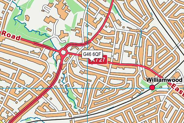 G46 6QF map - OS VectorMap District (Ordnance Survey) G46 6QF map - OS VectorMap District (Ordnance Survey)