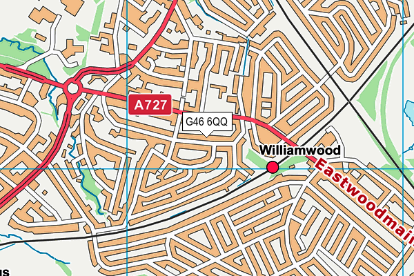 G46 6QQ map - OS VectorMap District (Ordnance Survey) G46 6QQ map - OS VectorMap District (Ordnance Survey)