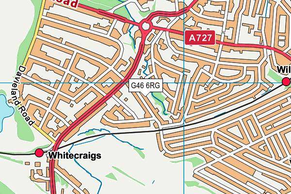 G46 6RG map - OS VectorMap District (Ordnance Survey) G46 6RG map - OS VectorMap District (Ordnance Survey)