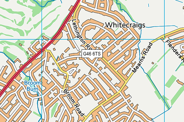 G46 6TS map - OS VectorMap District (Ordnance Survey) G46 6TS map - OS VectorMap District (Ordnance Survey)