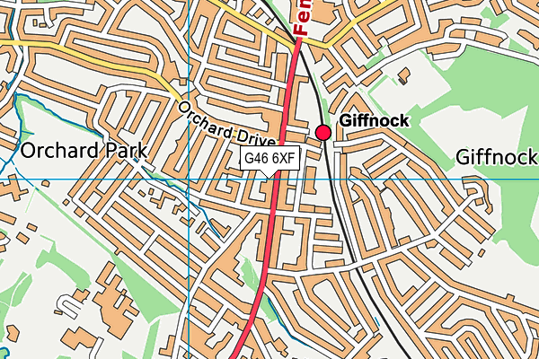 G46 6XF map - OS VectorMap District (Ordnance Survey) G46 6XF map - OS VectorMap District (Ordnance Survey)