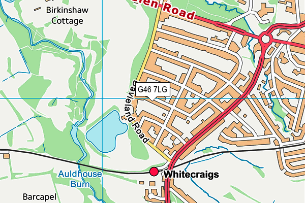 G46 7LG map - OS VectorMap District (Ordnance Survey) G46 7LG map - OS VectorMap District (Ordnance Survey)