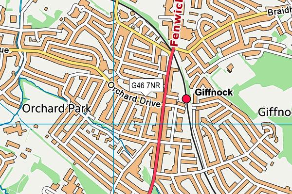 G46 7NR map - OS VectorMap District (Ordnance Survey) G46 7NR map - OS VectorMap District (Ordnance Survey)