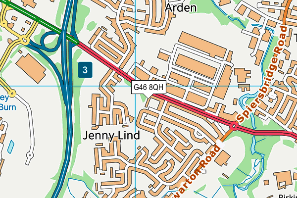 G46 8QH map - OS VectorMap District (Ordnance Survey) G46 8QH map - OS VectorMap District (Ordnance Survey)