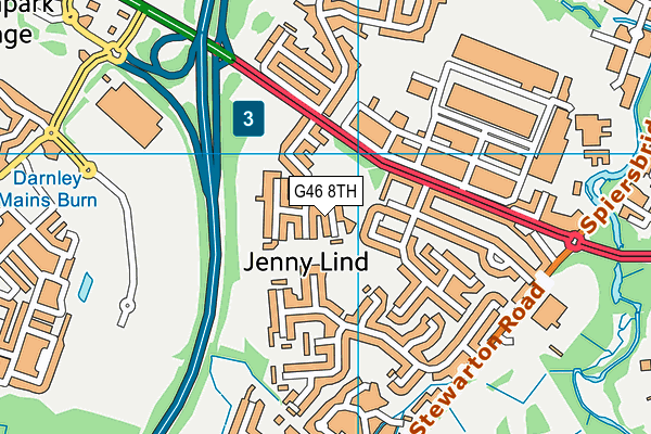G46 8TH map - OS VectorMap District (Ordnance Survey) G46 8TH map - OS VectorMap District (Ordnance Survey)
