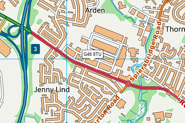 G46 8TU map - OS VectorMap District (Ordnance Survey) G46 8TU map - OS VectorMap District (Ordnance Survey)