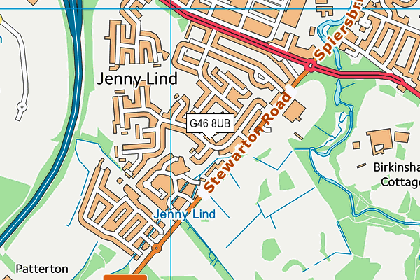 G46 8UB map - OS VectorMap District (Ordnance Survey) G46 8UB map - OS VectorMap District (Ordnance Survey)