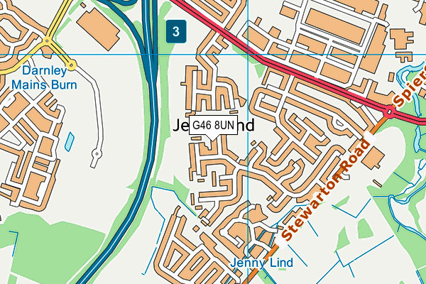 G46 8UN map - OS VectorMap District (Ordnance Survey) G46 8UN map - OS VectorMap District (Ordnance Survey)