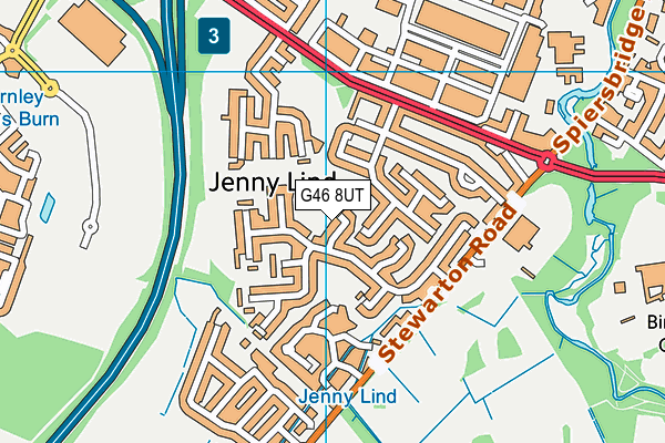 G46 8UT map - OS VectorMap District (Ordnance Survey) G46 8UT map - OS VectorMap District (Ordnance Survey)