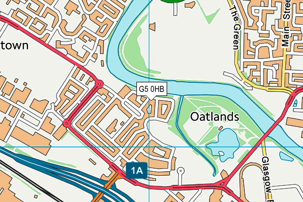 G5 0HB map - OS VectorMap District (Ordnance Survey)