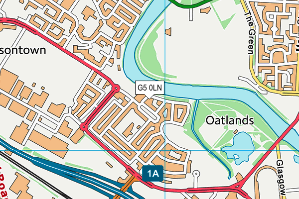 G5 0LN map - OS VectorMap District (Ordnance Survey) G5 0LN map - OS VectorMap District (Ordnance Survey)