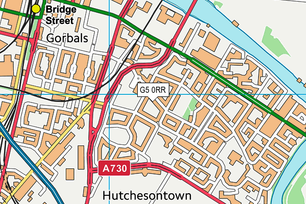 G5 0RR map - OS VectorMap District (Ordnance Survey)