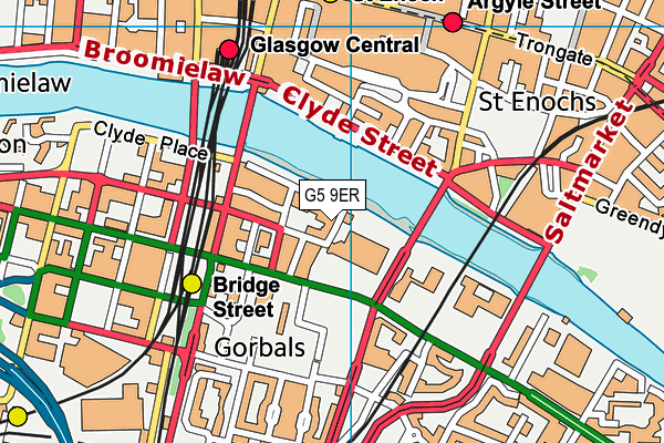G5 9ER map - OS VectorMap District (Ordnance Survey) G5 9ER map - OS VectorMap District (Ordnance Survey)