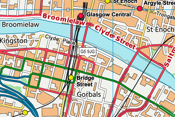 G5 9JG map - OS VectorMap District (Ordnance Survey) G5 9JG map - OS VectorMap District (Ordnance Survey)