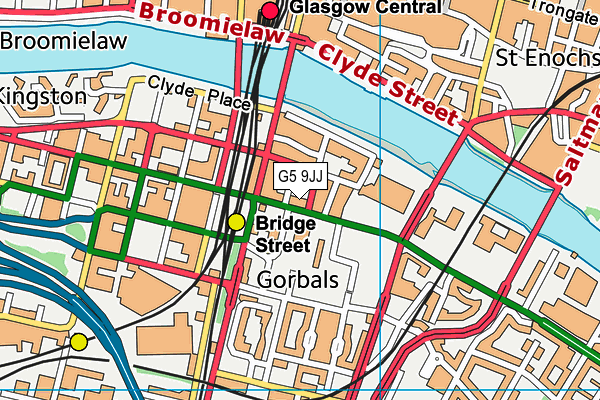 G5 9JJ map - OS VectorMap District (Ordnance Survey) G5 9JJ map - OS VectorMap District (Ordnance Survey)
