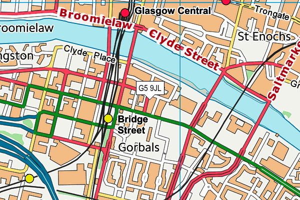 G5 9JL map - OS VectorMap District (Ordnance Survey) G5 9JL map - OS VectorMap District (Ordnance Survey)