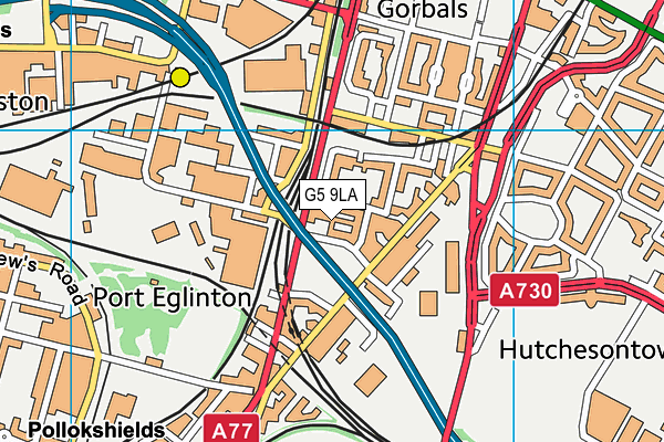 G5 9LA map - OS VectorMap District (Ordnance Survey) G5 9LA map - OS VectorMap District (Ordnance Survey)