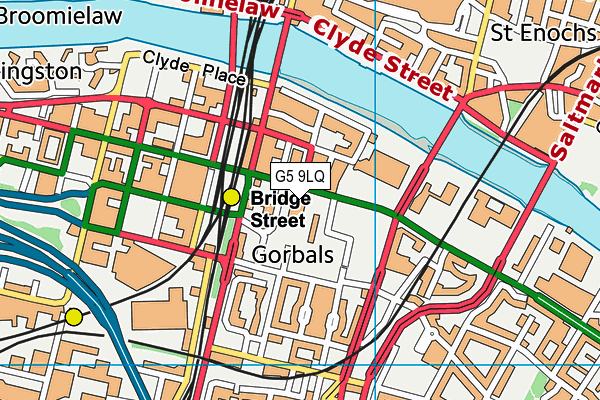 G5 9LQ map - OS VectorMap District (Ordnance Survey) G5 9LQ map - OS VectorMap District (Ordnance Survey)