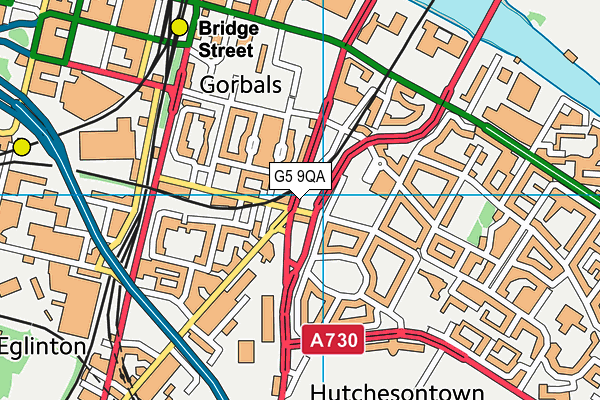 G5 9QA map - OS VectorMap District (Ordnance Survey) G5 9QA map - OS VectorMap District (Ordnance Survey)
