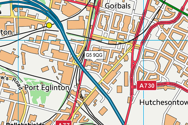 G5 9QG map - OS VectorMap District (Ordnance Survey) G5 9QG map - OS VectorMap District (Ordnance Survey)