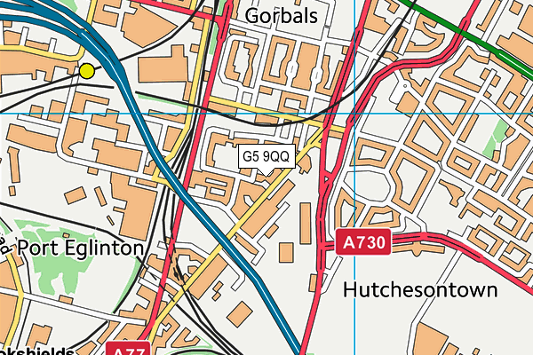 G5 9QQ map - OS VectorMap District (Ordnance Survey) G5 9QQ map - OS VectorMap District (Ordnance Survey)