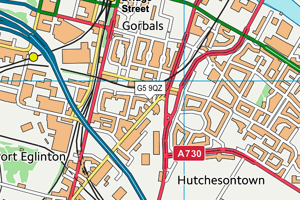 G5 9QZ map - OS VectorMap District (Ordnance Survey) G5 9QZ map - OS VectorMap District (Ordnance Survey)