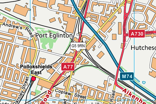 G5 9RN map - OS VectorMap District (Ordnance Survey) G5 9RN map - OS VectorMap District (Ordnance Survey)