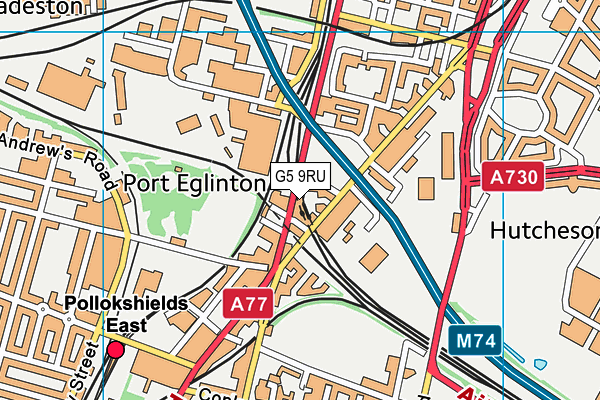 G5 9RU map - OS VectorMap District (Ordnance Survey) G5 9RU map - OS VectorMap District (Ordnance Survey)