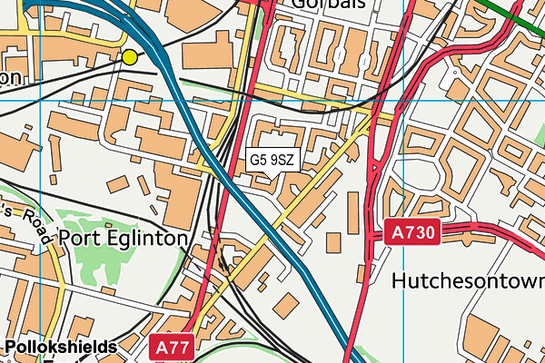 G5 9SZ map - OS VectorMap District (Ordnance Survey) G5 9SZ map - OS VectorMap District (Ordnance Survey)