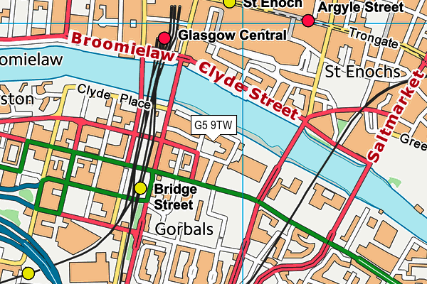 G5 9TW map - OS VectorMap District (Ordnance Survey) G5 9TW map - OS VectorMap District (Ordnance Survey)