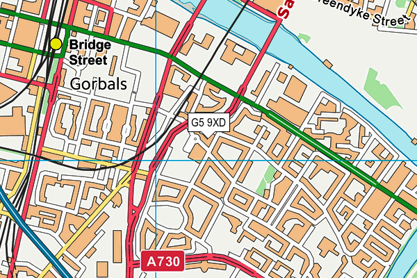 G5 9XD map - OS VectorMap District (Ordnance Survey) G5 9XD map - OS VectorMap District (Ordnance Survey)