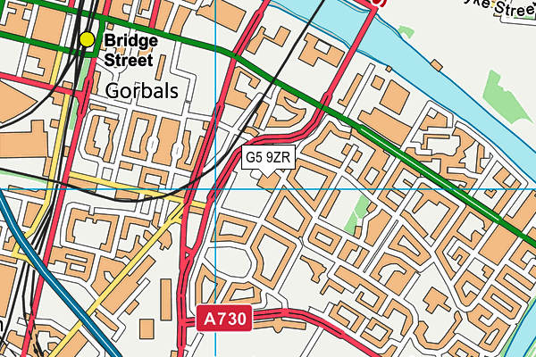 G5 9ZR map - OS VectorMap District (Ordnance Survey) G5 9ZR map - OS VectorMap District (Ordnance Survey)