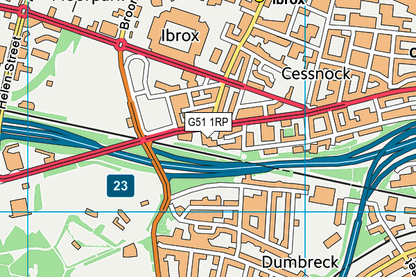 G51 1RP map - OS VectorMap District (Ordnance Survey) G51 1RP map - OS VectorMap District (Ordnance Survey)
