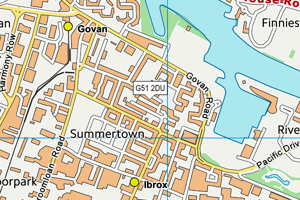 G51 2DU map - OS VectorMap District (Ordnance Survey) G51 2DU map - OS VectorMap District (Ordnance Survey)