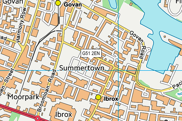 G51 2EN map - OS VectorMap District (Ordnance Survey) G51 2EN map - OS VectorMap District (Ordnance Survey)