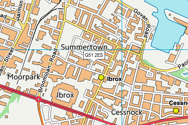 G51 2ES map - OS VectorMap District (Ordnance Survey) G51 2ES map - OS VectorMap District (Ordnance Survey)