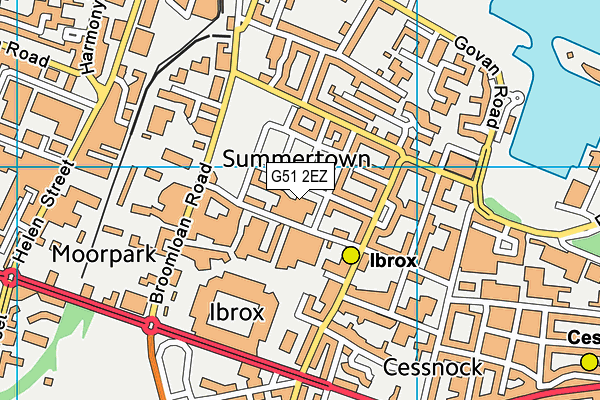 G51 2EZ map - OS VectorMap District (Ordnance Survey) G51 2EZ map - OS VectorMap District (Ordnance Survey)
