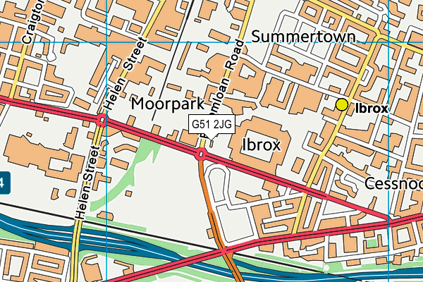 G51 2JG map - OS VectorMap District (Ordnance Survey) G51 2JG map - OS VectorMap District (Ordnance Survey)