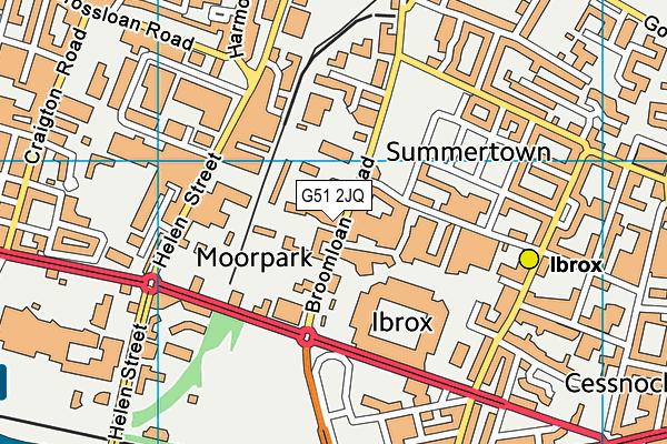 G51 2JQ map - OS VectorMap District (Ordnance Survey) G51 2JQ map - OS VectorMap District (Ordnance Survey)
