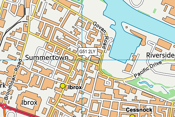 G51 2LY map - OS VectorMap District (Ordnance Survey) G51 2LY map - OS VectorMap District (Ordnance Survey)