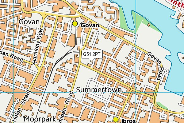 G51 2PT map - OS VectorMap District (Ordnance Survey) G51 2PT map - OS VectorMap District (Ordnance Survey)